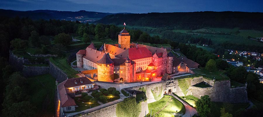 Festung Rosenberg in Kronach (Bayern) entdecken